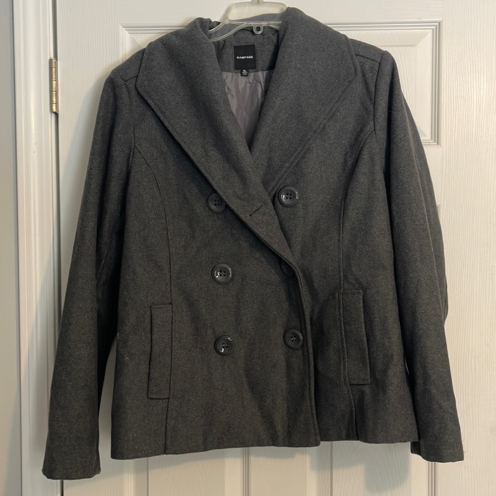 Herringbone Pea Coat